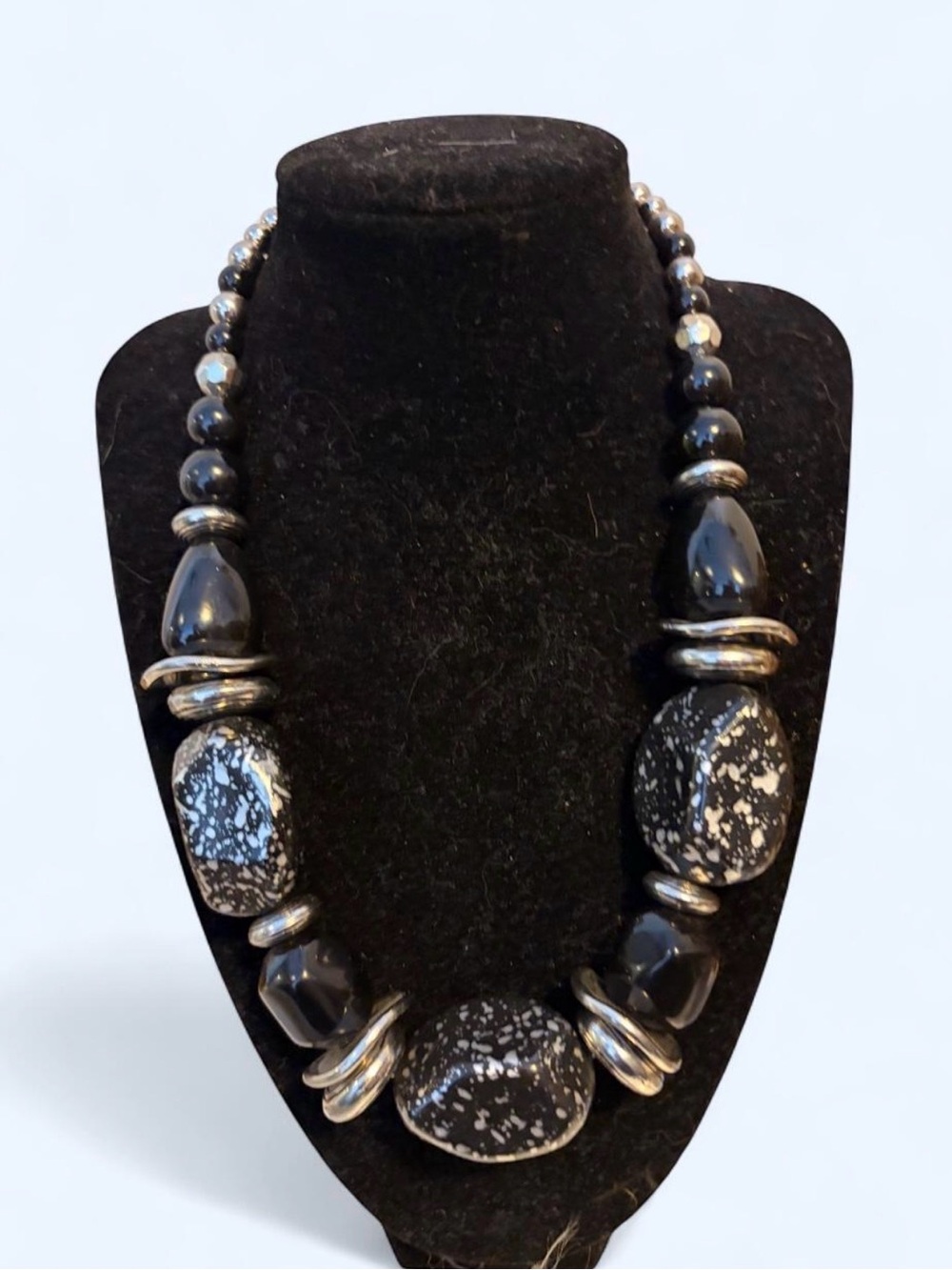 Vintage Chunky Plastic Bead Necklace
